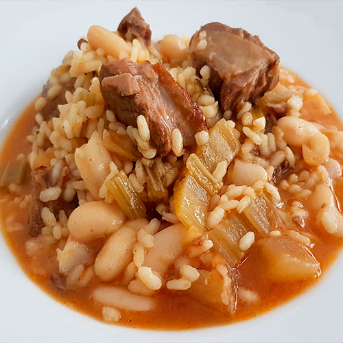 Recette de @ximo_carrion : Riz ossobuco crémeux façon fesols i naps