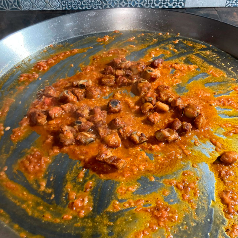 5.- Ajouter la tomate