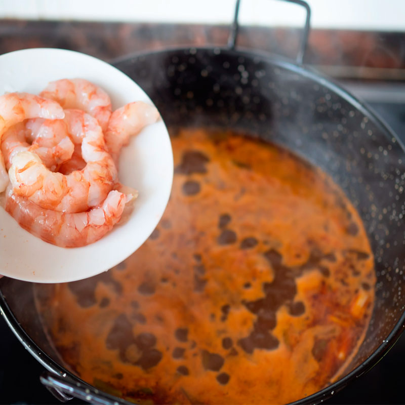 9.- Queues de crevettes