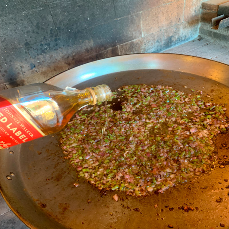 4.- Sauté au whisky