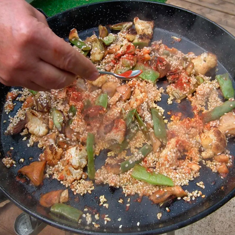 4 - Faire sauter le riz