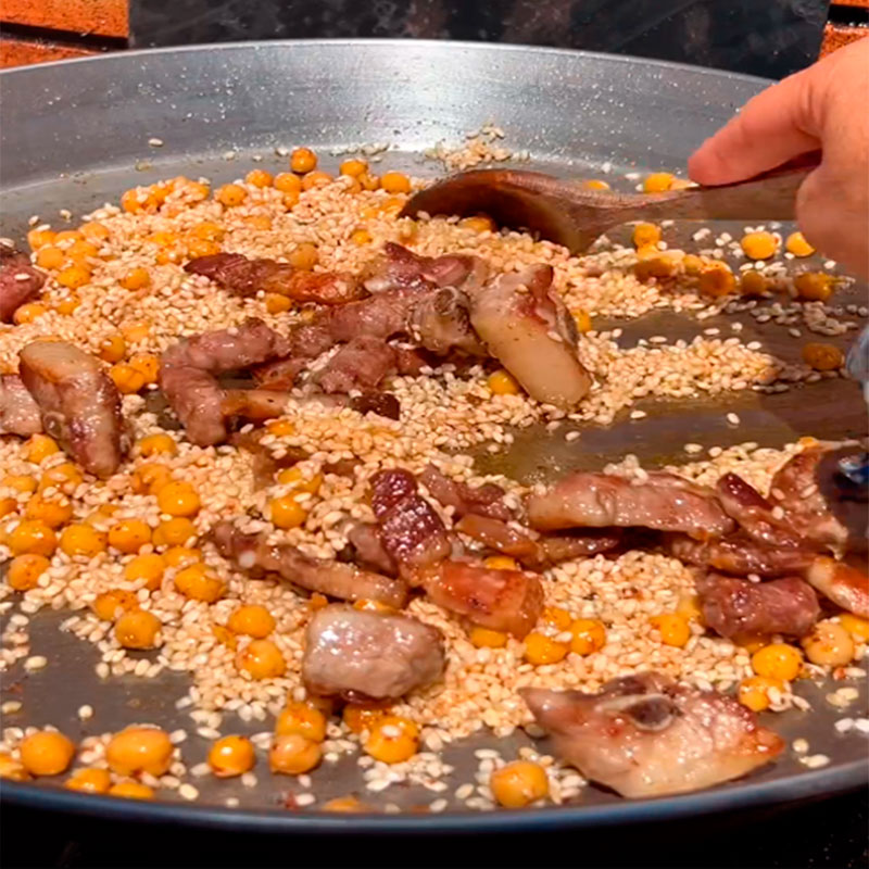 6.- Ajouter la viande
