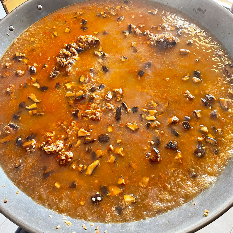 7.- Ajouter le bouillon