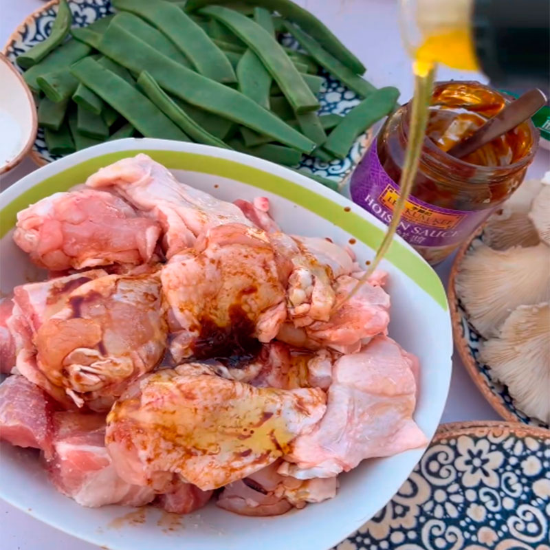 1.- Faire mariner la viande 1.- Faire mariner la viande