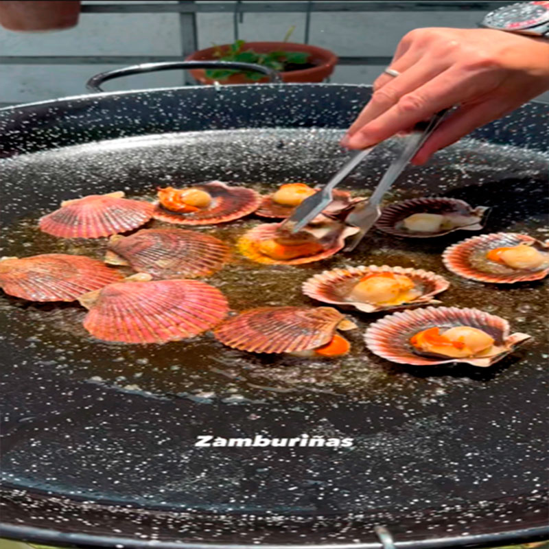 1 - Faire sauter les coquilles Saint-Jacques