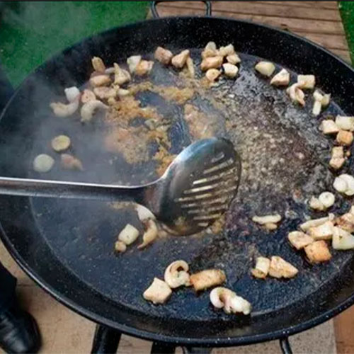 2.- Faire sauter le poisson