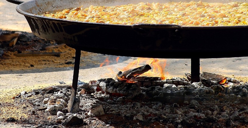 Types de feu pour la paella