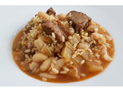 Recette de @ximo_carrion : Riz ossobuco crémeux façon fesols i naps