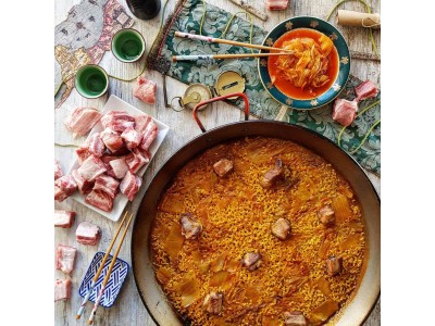 Recette @ricepaella : Riz au kimchi et côtes de porc