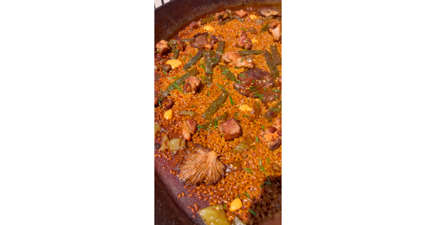 Recette de @laninavalenciana : Riz au poulet et aux côtes à la sauce teriyaky