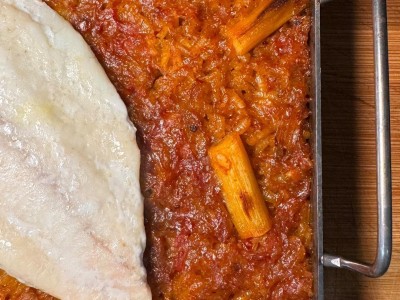Recette de @vadearroces : Riz à la llauna au turbot et à l'ail tendre