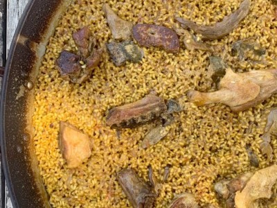Recette de @cris_riceandmeal : riz de canard braisé à la bière avec cèpes et foie gras