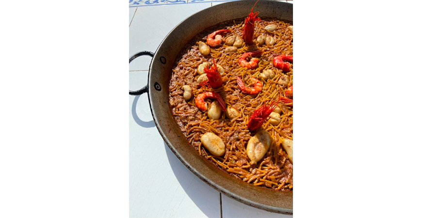 Recette de @cooking_jorge : Fideuá d'œufs de seiche et de crevettes