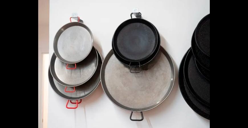 Paella originale - Supports à paella et supports pour poêles à paella - comment conserver vos paellas