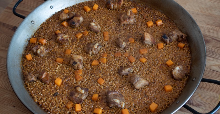 Recette de @elchefkent: côtes levées et riz à la citrouille