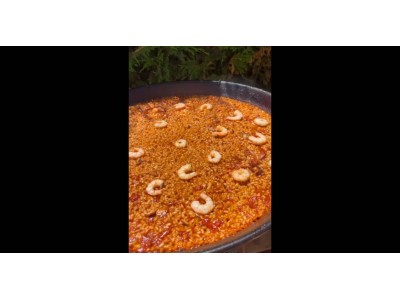 Recette de @cherenayuso : paella de calamars et crevettes