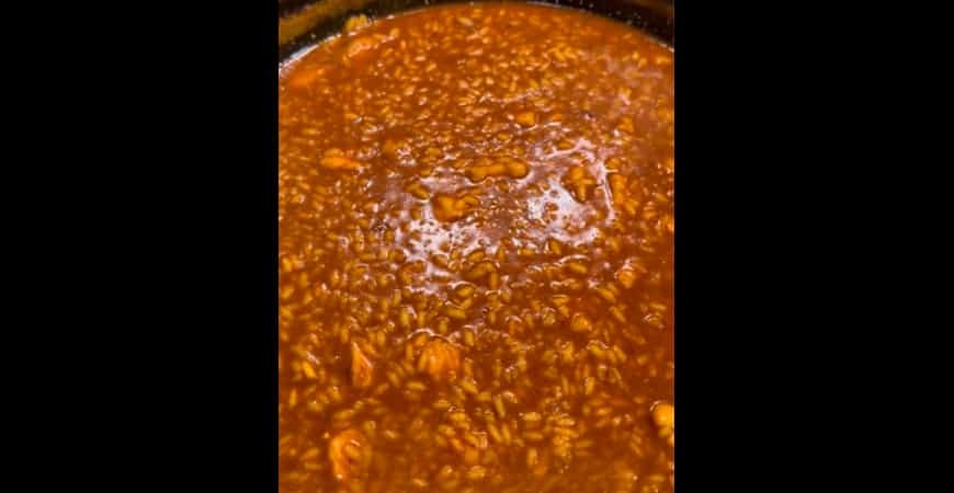 Recette de @fanaticook : Lotte crémeuse et riz aux crevettes