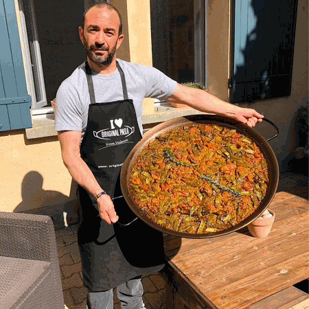 Nos clients avec tablier
