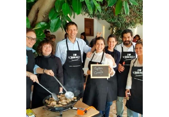 Nos clients avec tablier